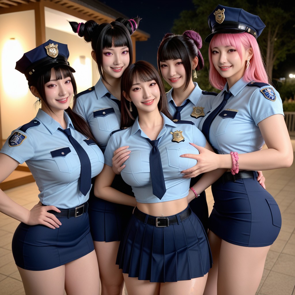 Twintail, Medium Hair, Smooth Cock Asian AI Porn