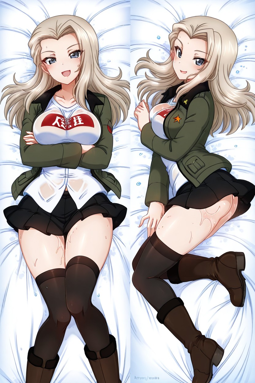 Black Miniskirt, Perfect Thighs, Black Soviet Boots Hentai AI Porn