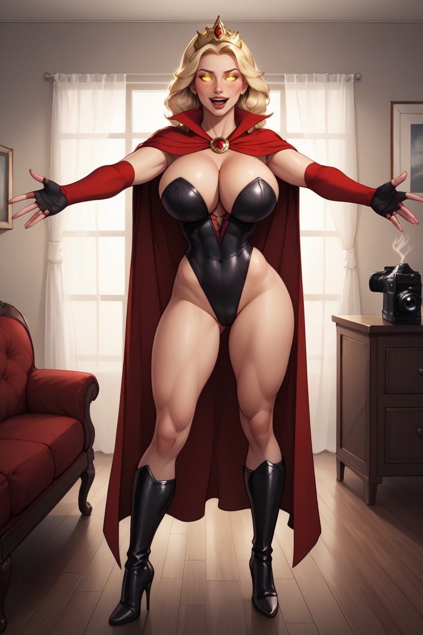 Facing Camera, Front View, Leotard MILF AI Porn