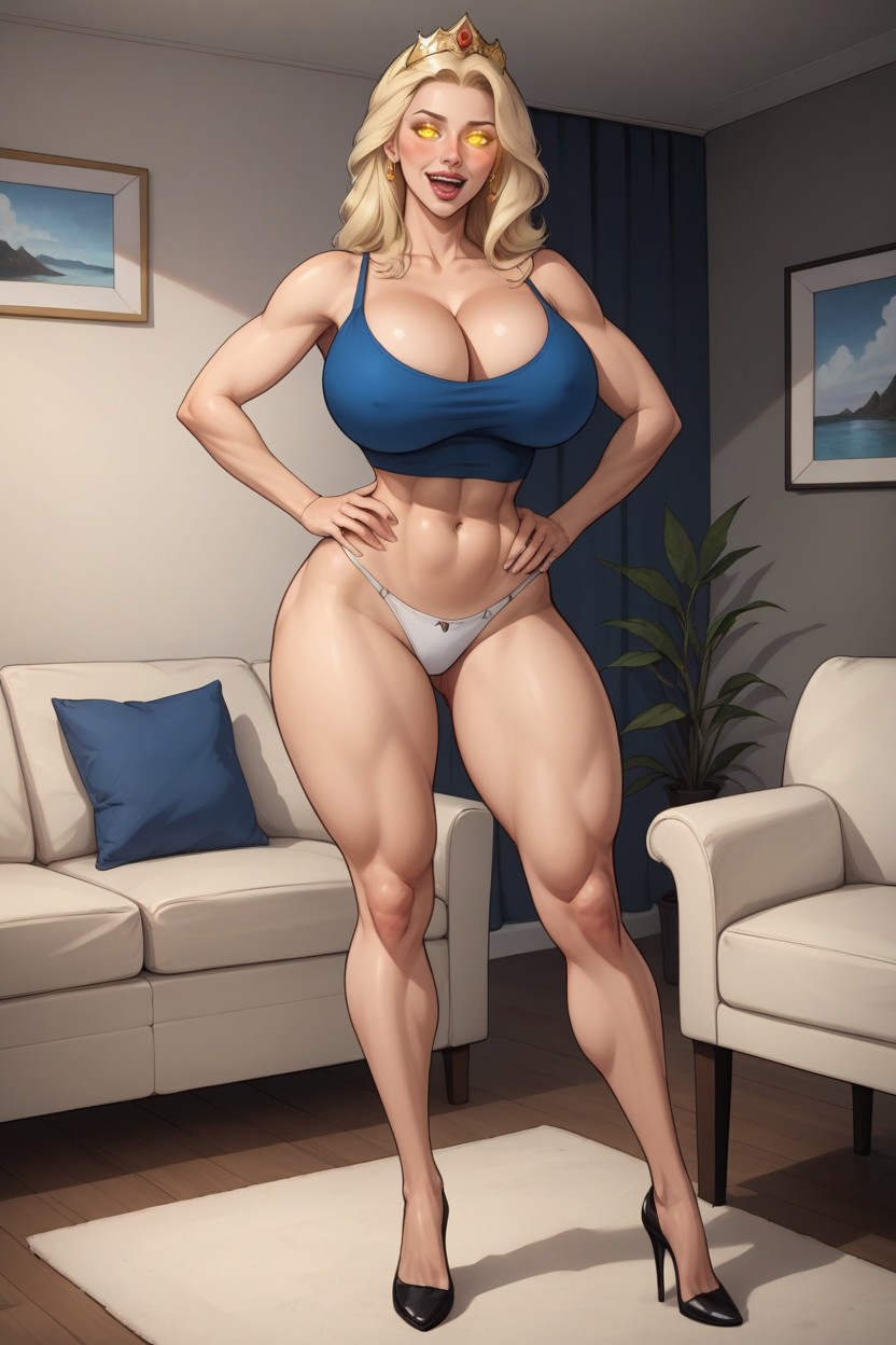 Fit, Very Lusty Evil Expression, " Sexy MILF AI Porn