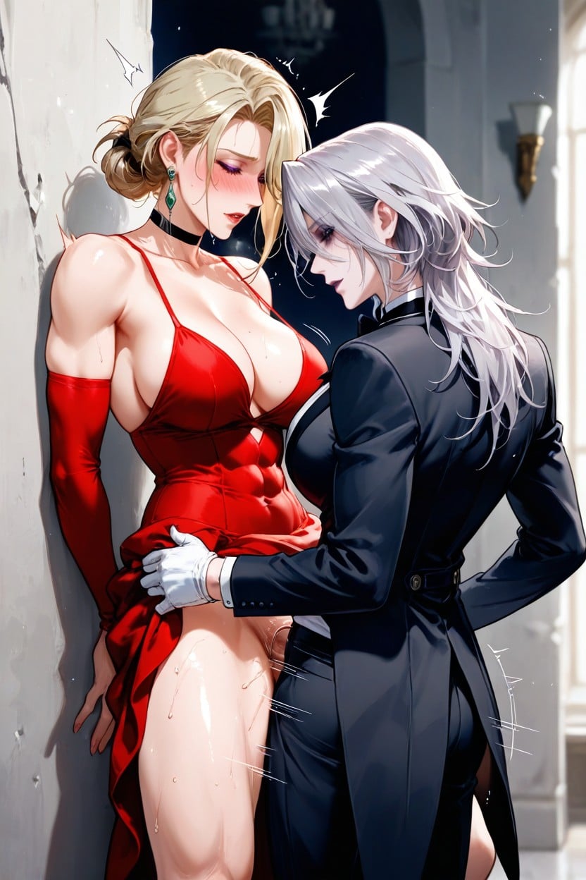 Female In Princess Dress, Futanari, Duo Hentai AI Porn