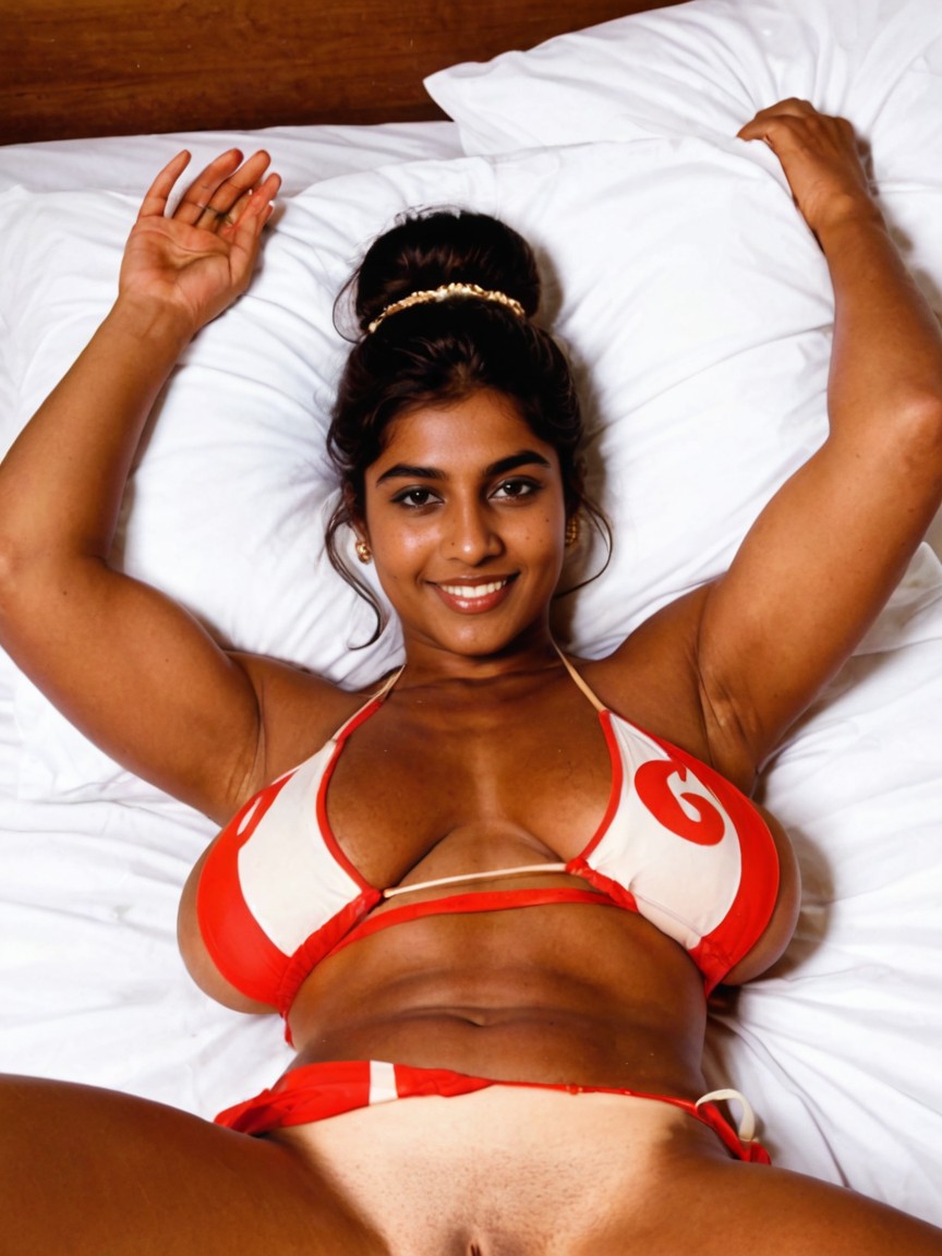Natural Indian Body, Black Hair, Seductive Smile Indian AI Porn