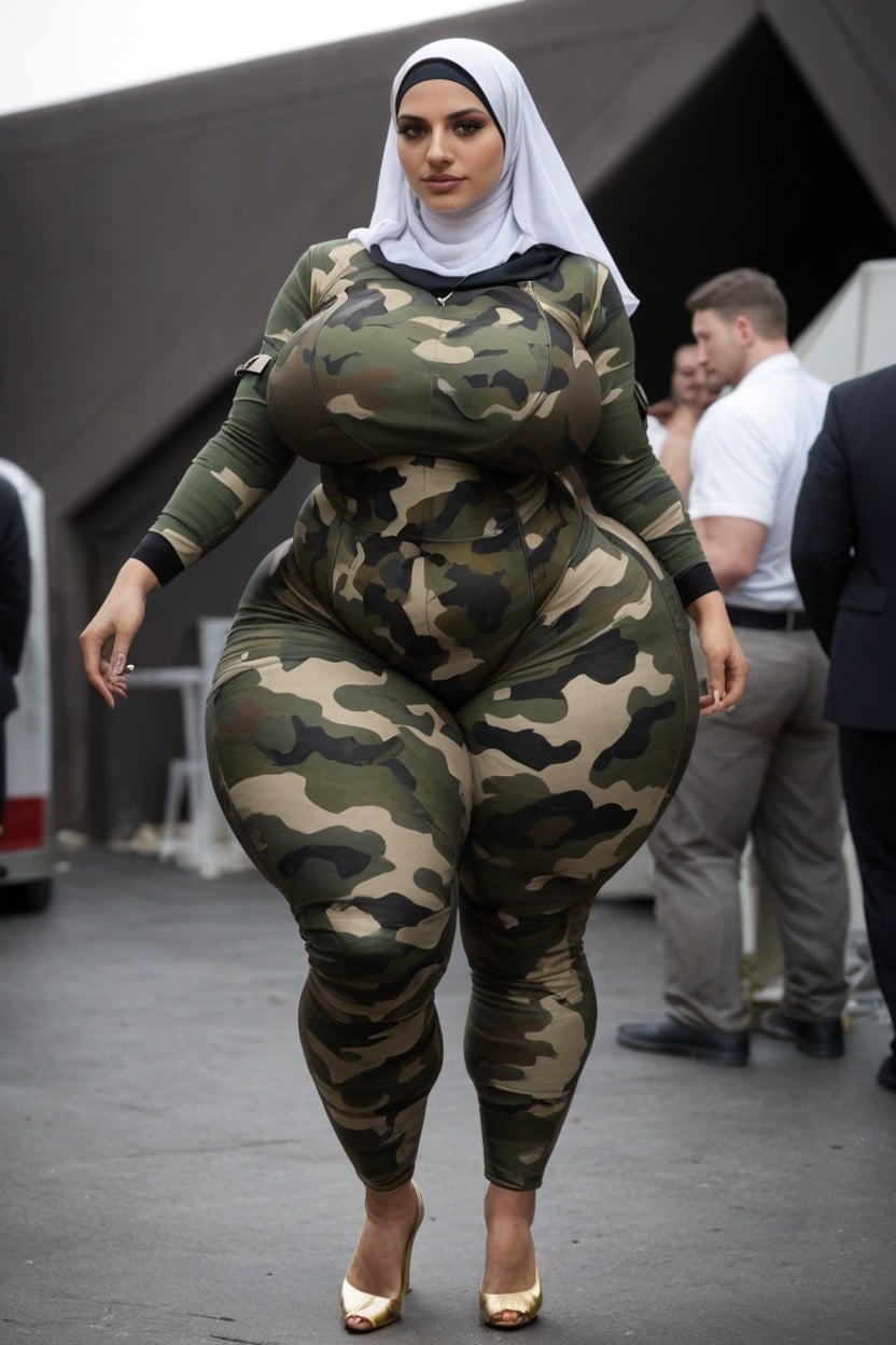 Thick Thighs, Massive Hyper Thighs, Large Thighs AI Porn
