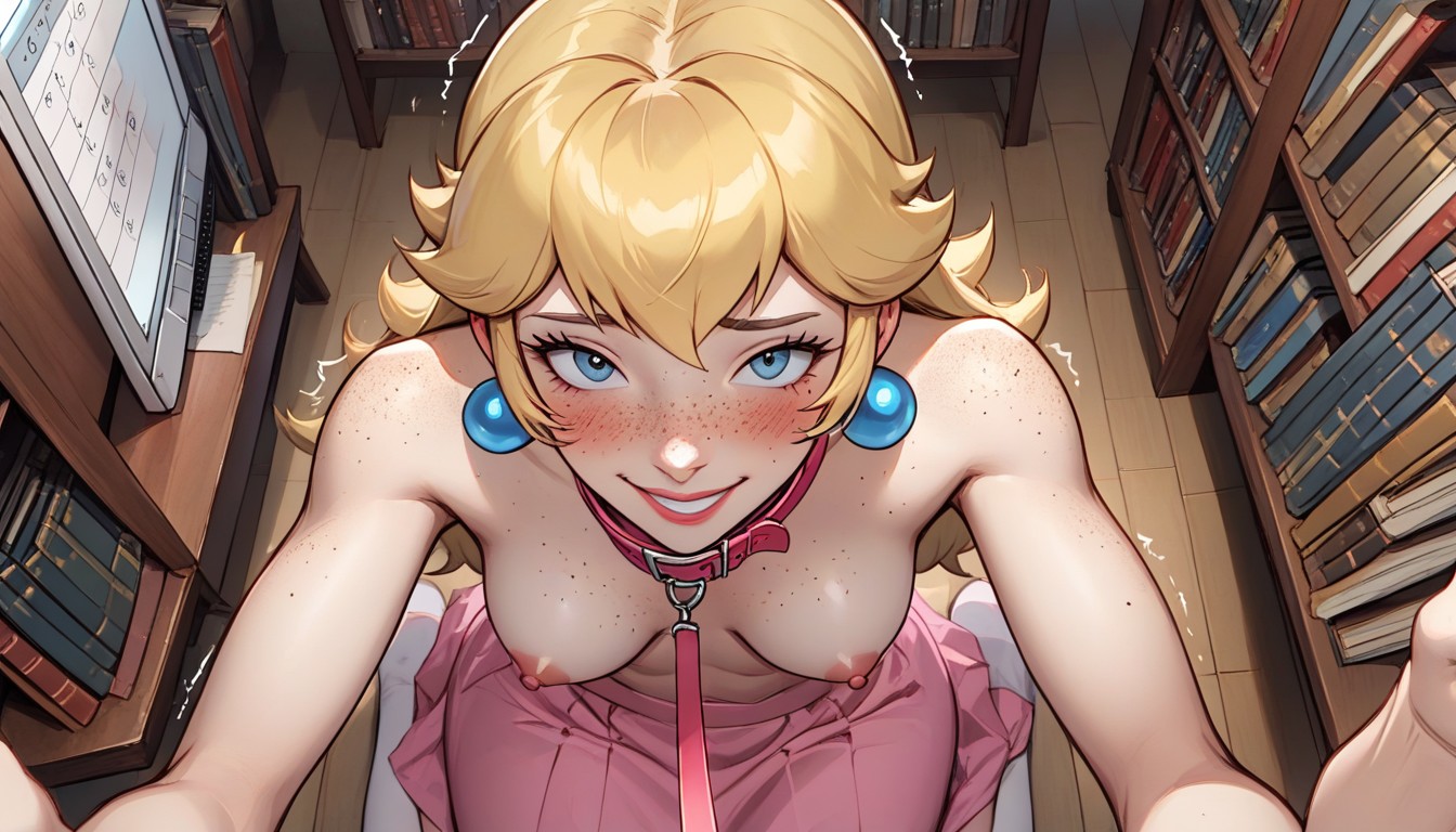 Study Room, Breast Exposed, Worried Hentai AI Porn
