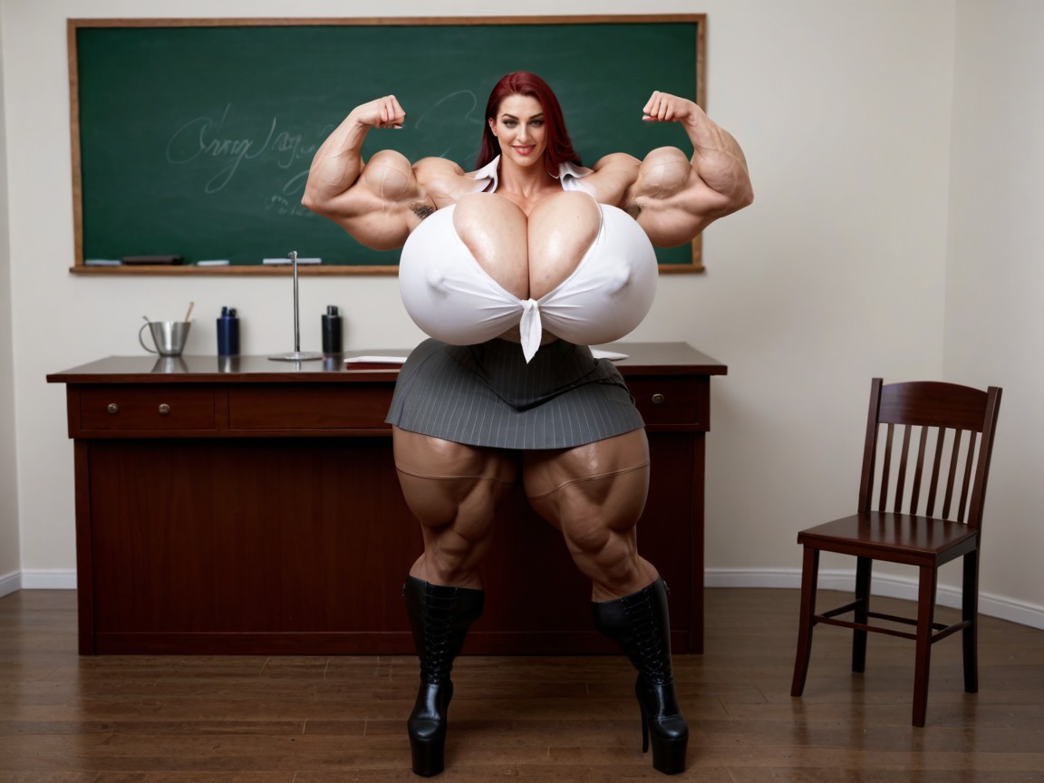 Massive Muscles, Gigic Abdominal Obliques, Hyper Gigic Ass AI Porn