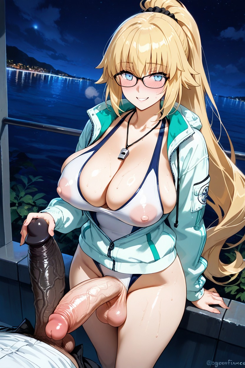 Penis Bigger Than Body, Front View, Glowing Eyes Hentai AI Porn