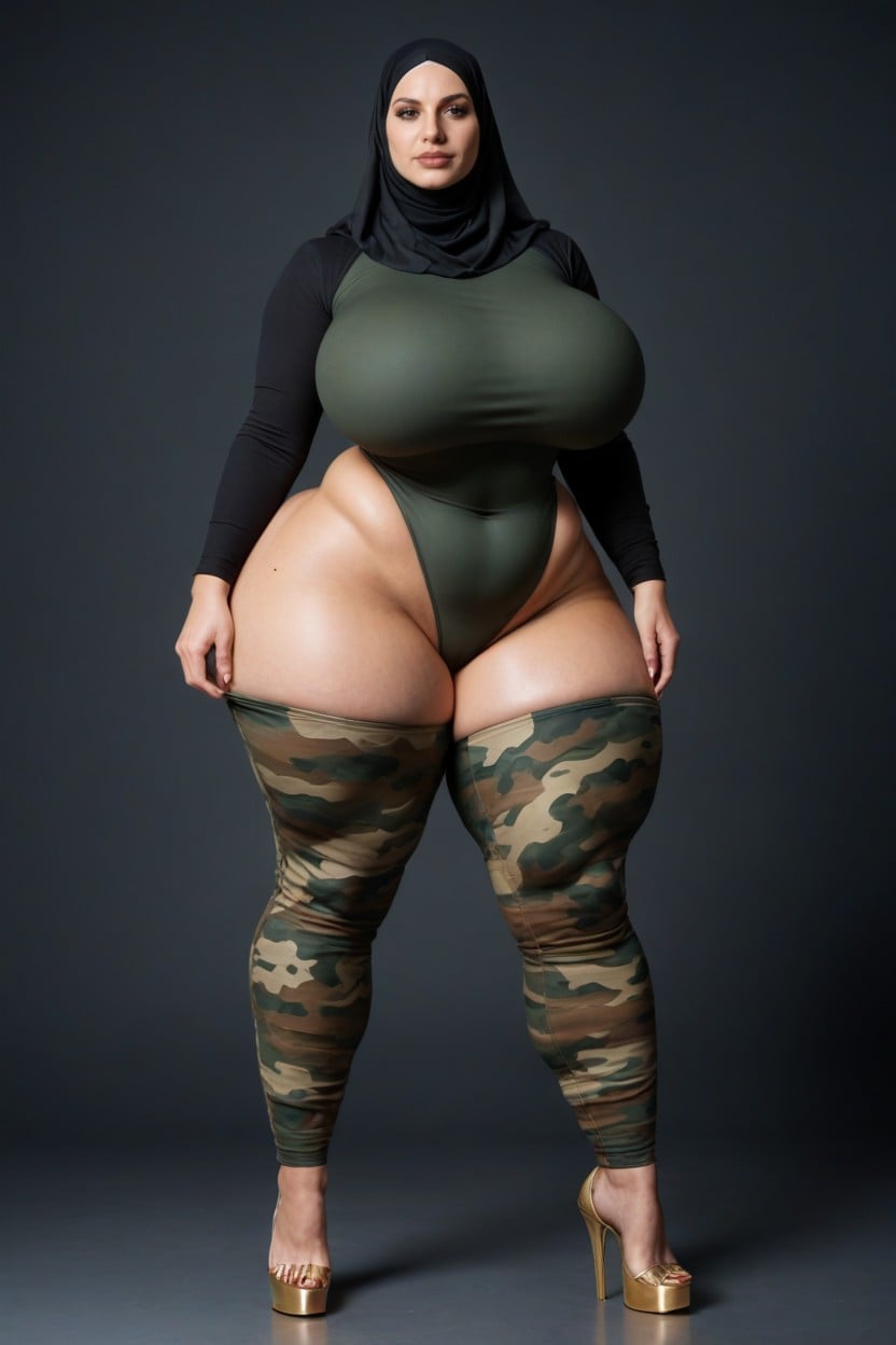 Exposed Navel, Clean Background, Extreme Sport AI Porn