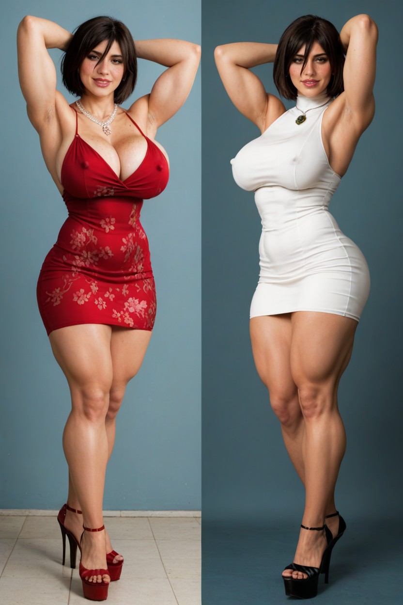 Round Hips, Large Boobs, Cosplay AI Porn