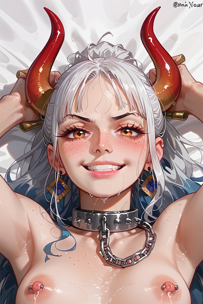 25+, Chain Leash, Laying Hentai AI Porn