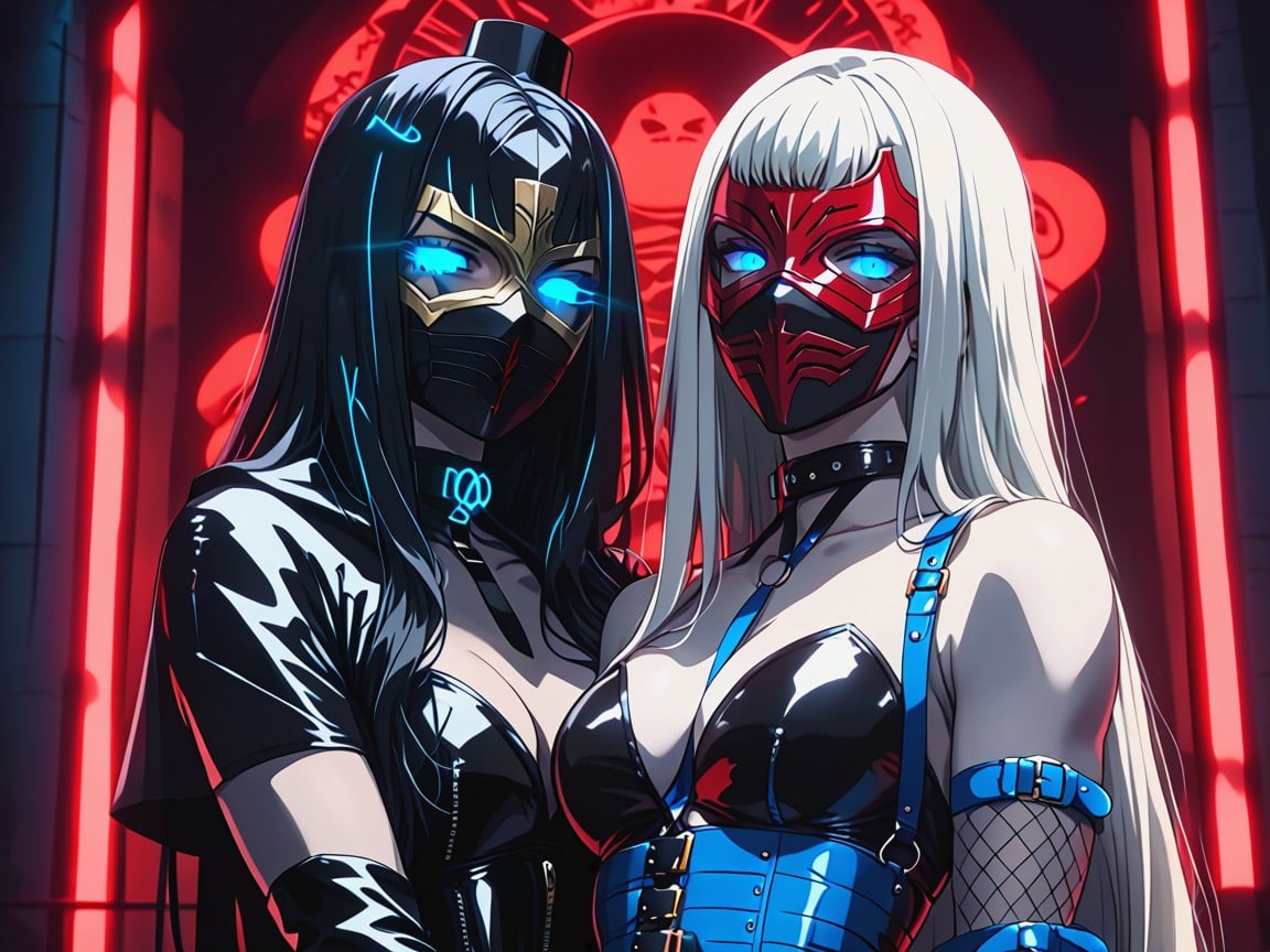 Right Of Tank, Evil Carnival Presenter, 2 People AI Porn
