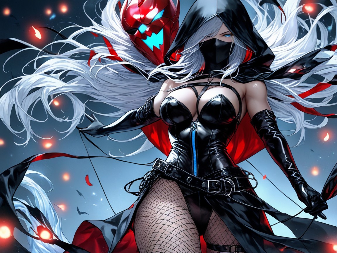 Supernatural Powers, Superheroine, Evil Carnival Presenter AI Porn