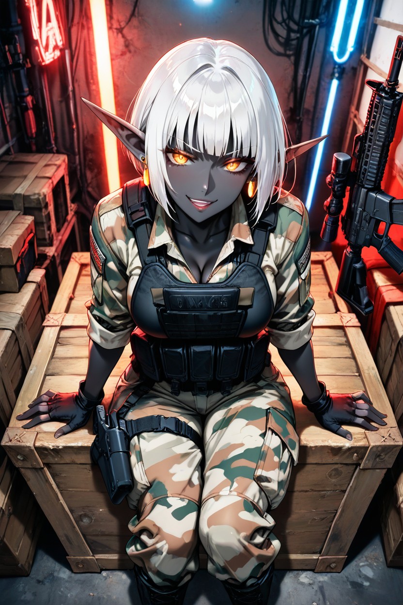 Ultra Detailed, Black Skin, Immersive Hentai AI Porn