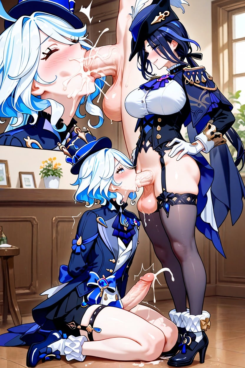 25+, Futanari Sex, Clorinde Hentai AI Porn