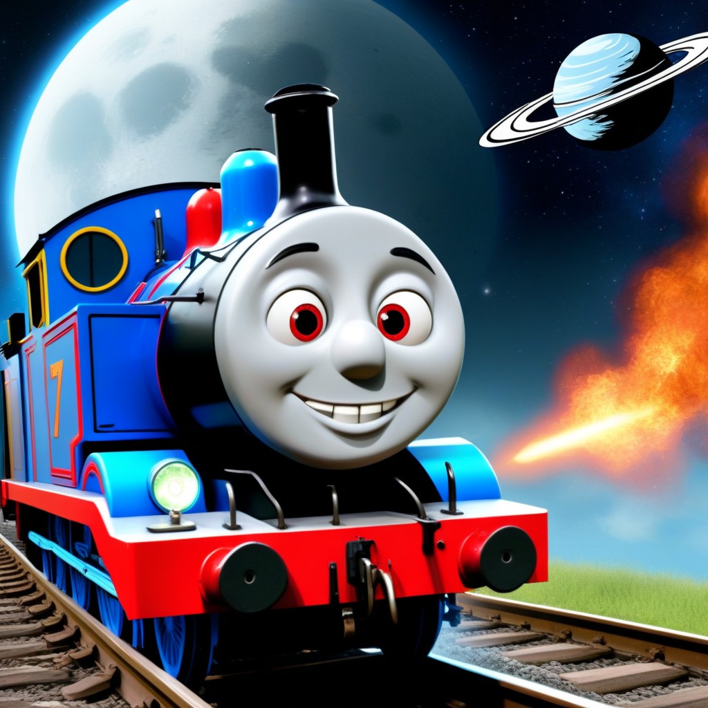 Cosplay, Classic Comic Artstyle, Comic About Thomas & Friends AI Porn