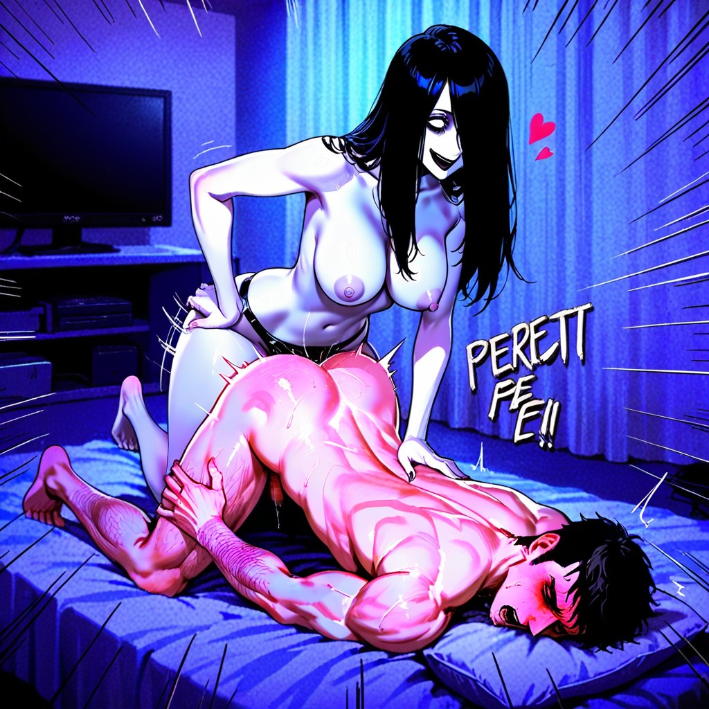 Pegging, Pegging Male, Big Sexy Eyes Hentai AI Porn