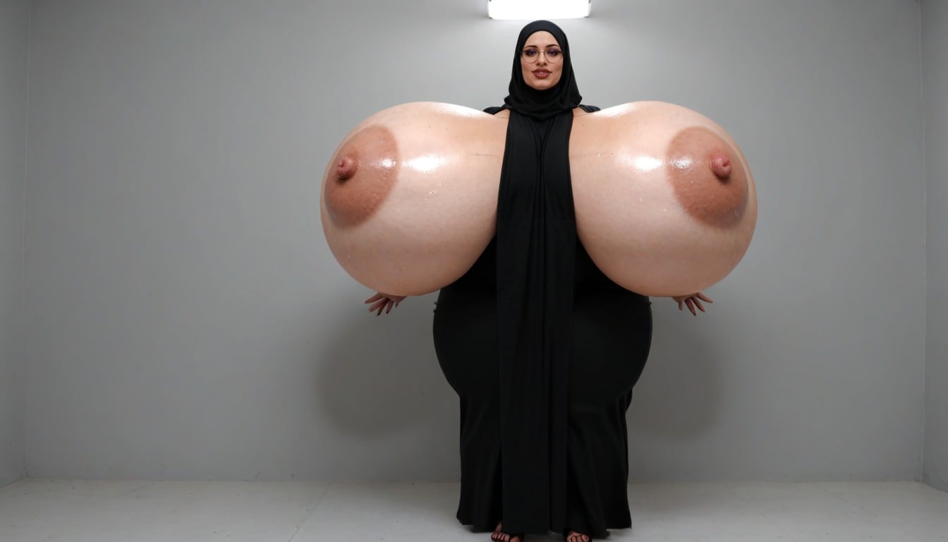 Massive, Heavy Breasts, Hips Wider Than Shoulders AI Porn