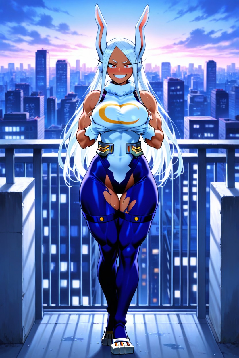 Waist, Bigger Female, Sexy Mirko Hentai AI Porn