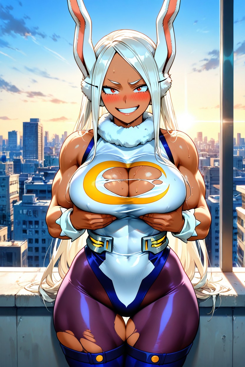 Waist Shot, Perfect Lips, Hourglass Figure Hentai AI Porn