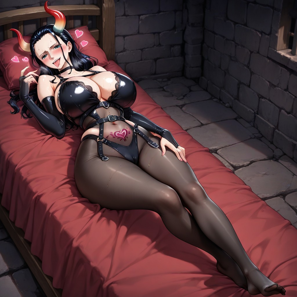 Crotch Tattoo, Full Body Harness, Voluptuous Hentai AI Porn