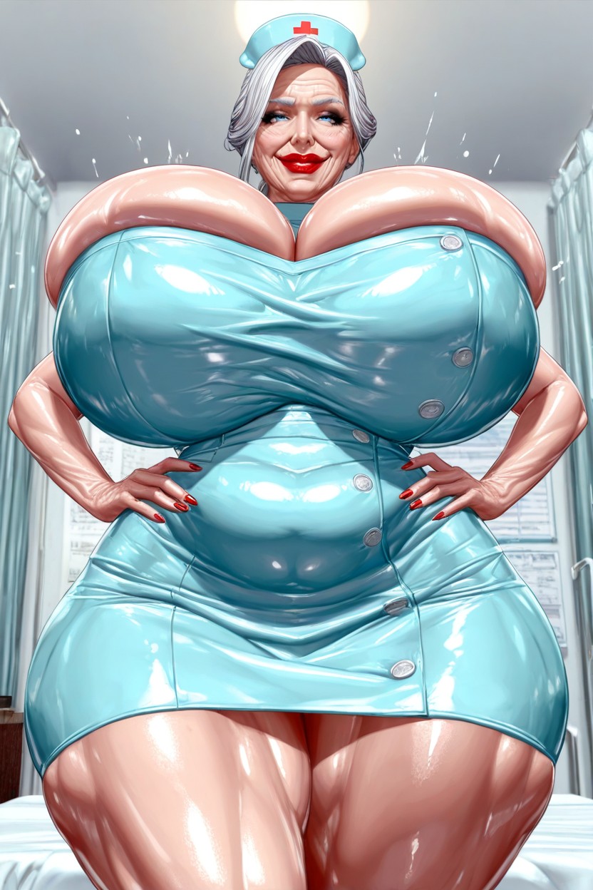 18+, Thick Thighs, Hands On Hips AI Porn