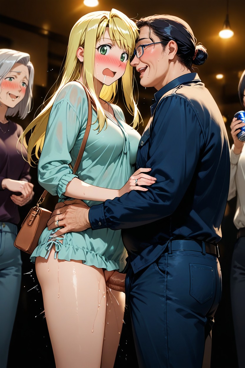 Shocked, Side View, Flustered AI Porn
