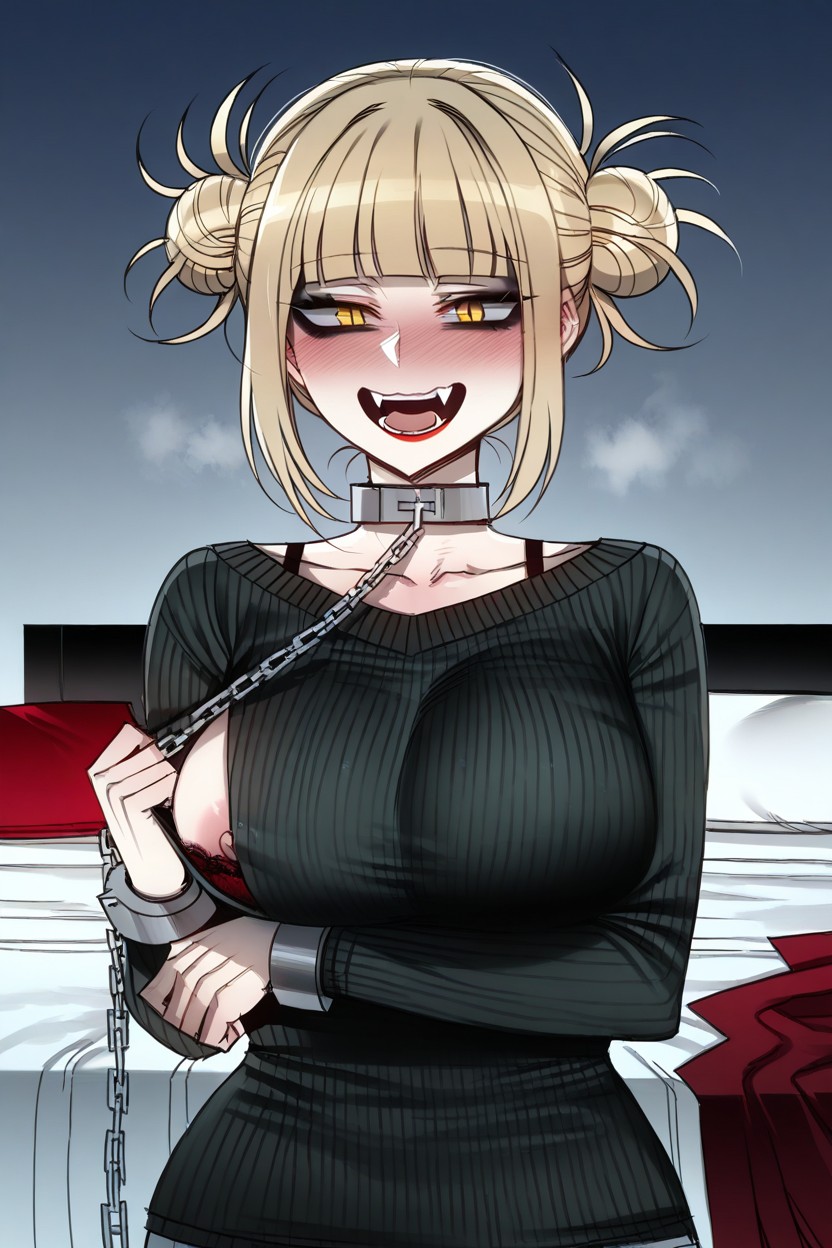 Bra, Skinny, Chain Leash Hentai AI Porn