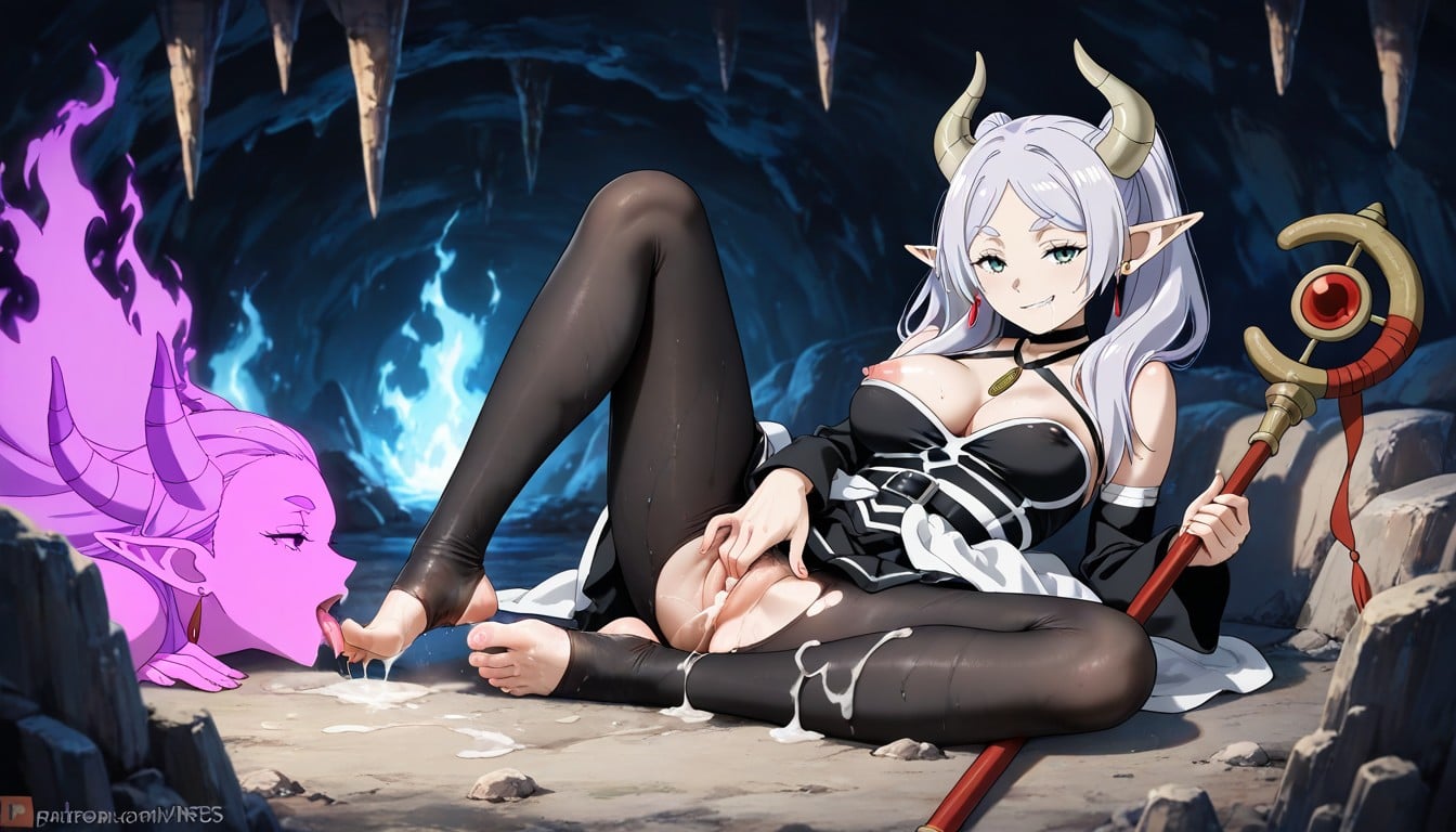 Ripped Leggings, Angry, Nipple Slip Hentai AI Porn