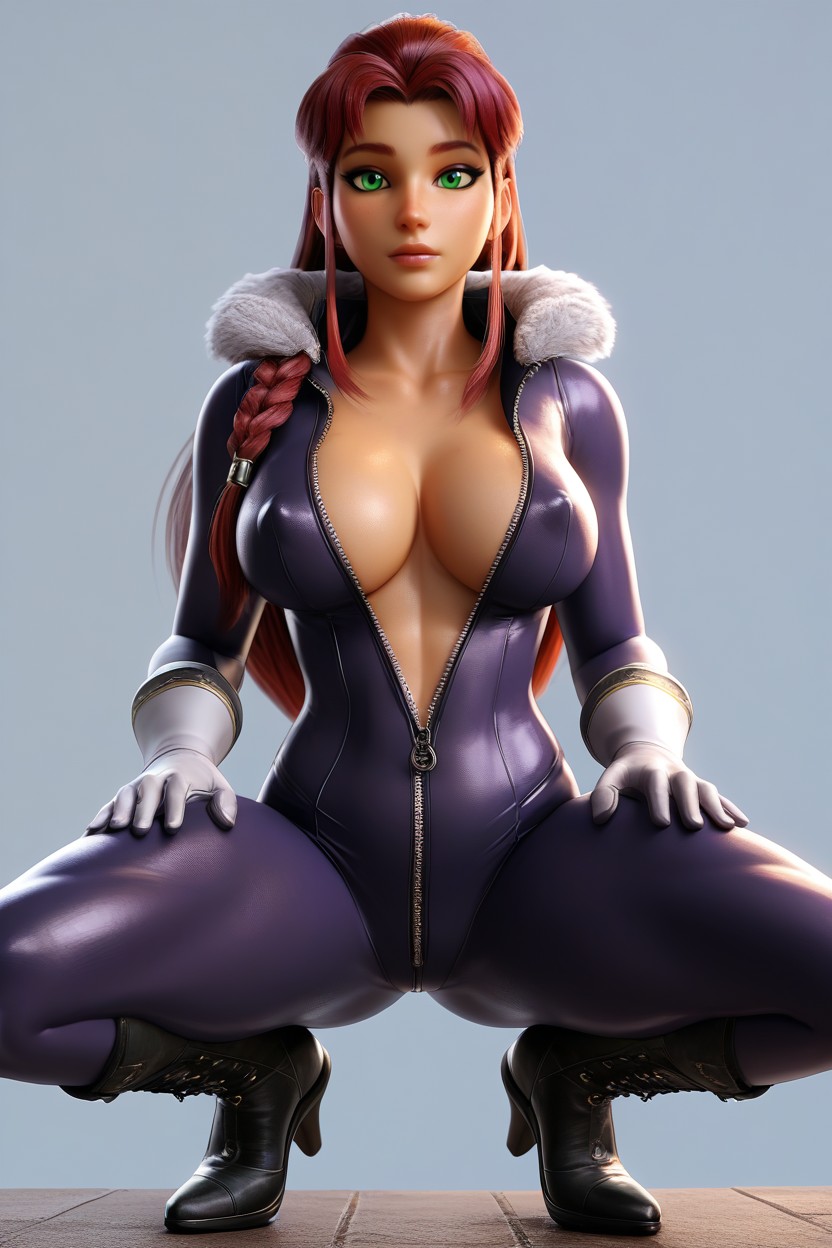 Boots, Spread_legs, Breasts Hentai AI Porn