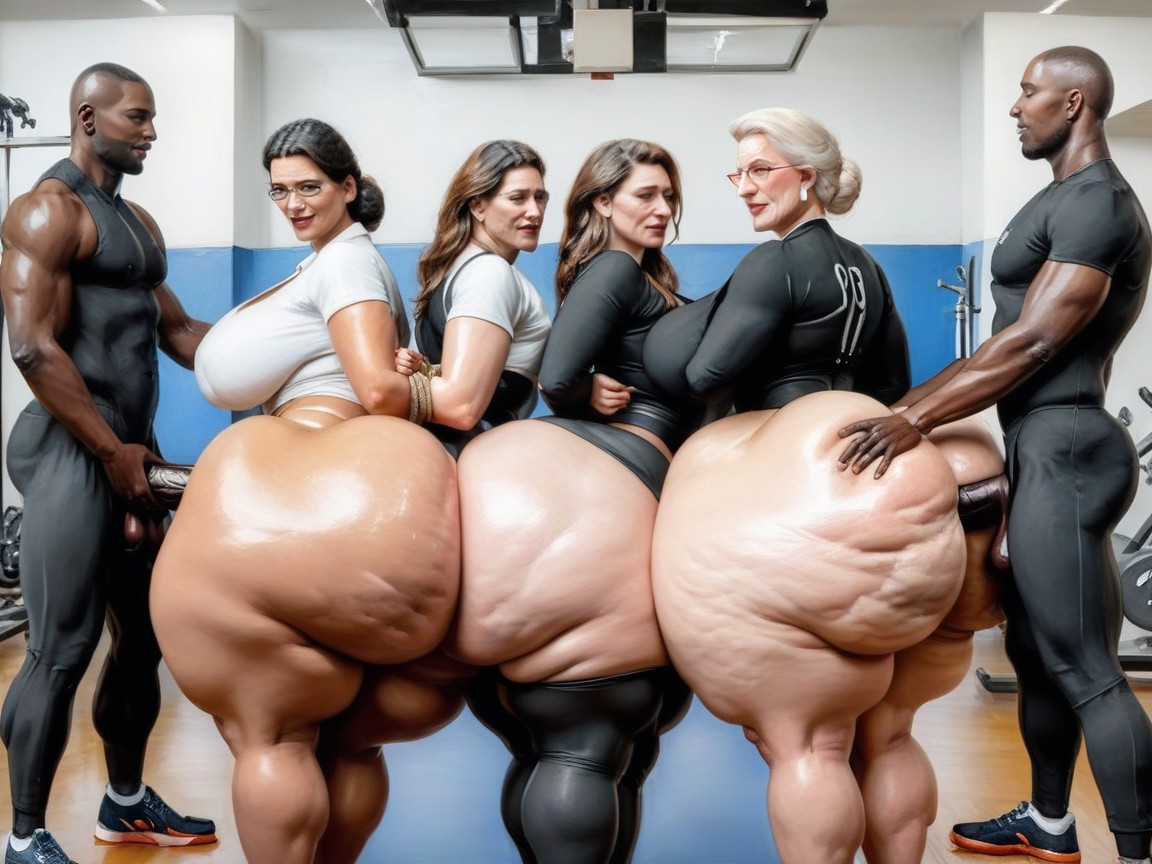 Huge Black Cock, Mega Ass, Harem AI Porn