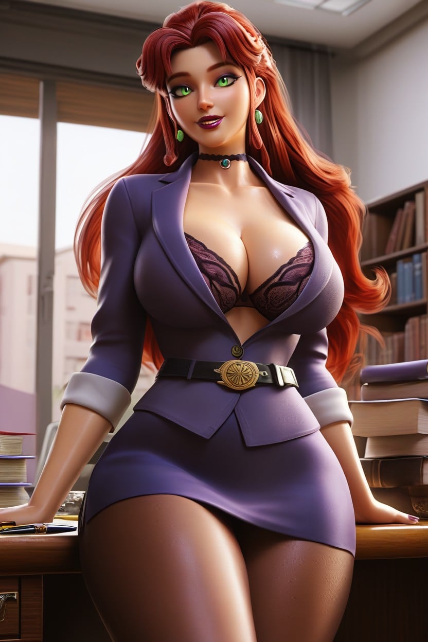 Shiny, Smile, Desk Hentai AI Porn