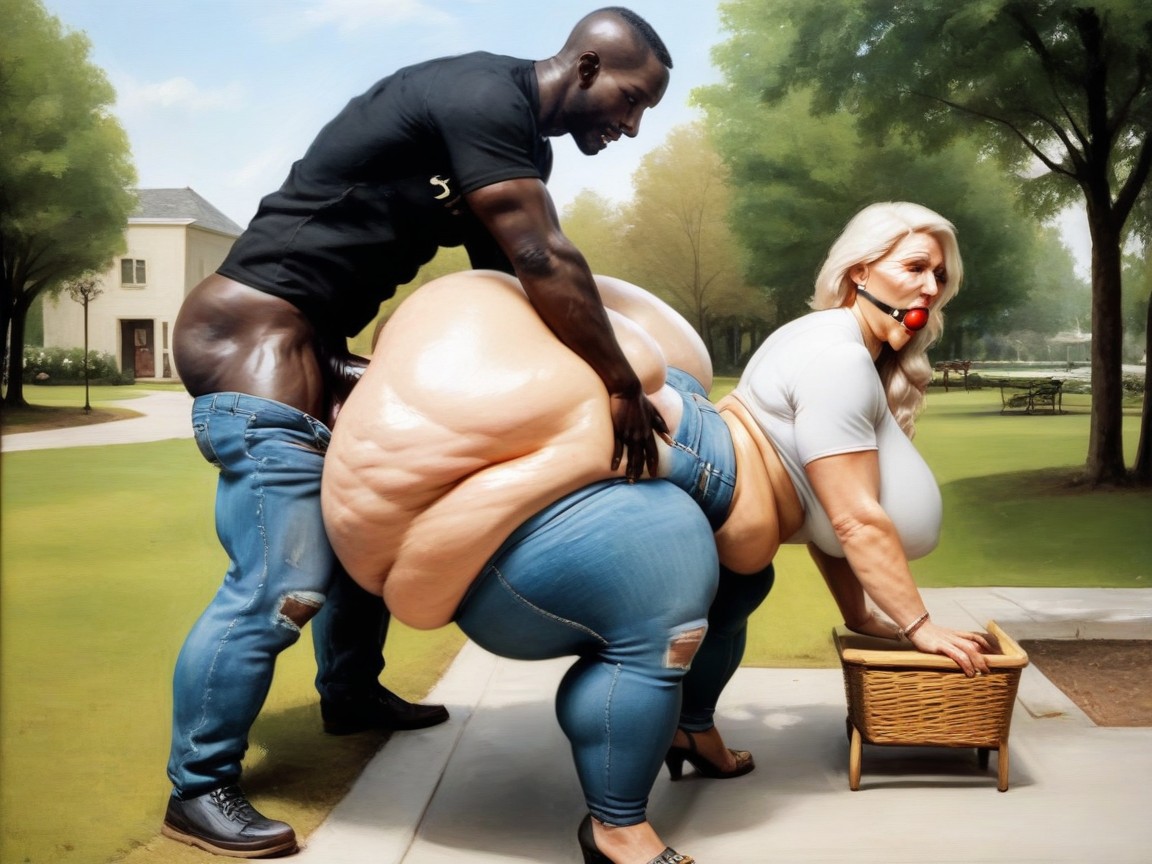 Face, Extremely Large Ass, Arched Back AI Porn