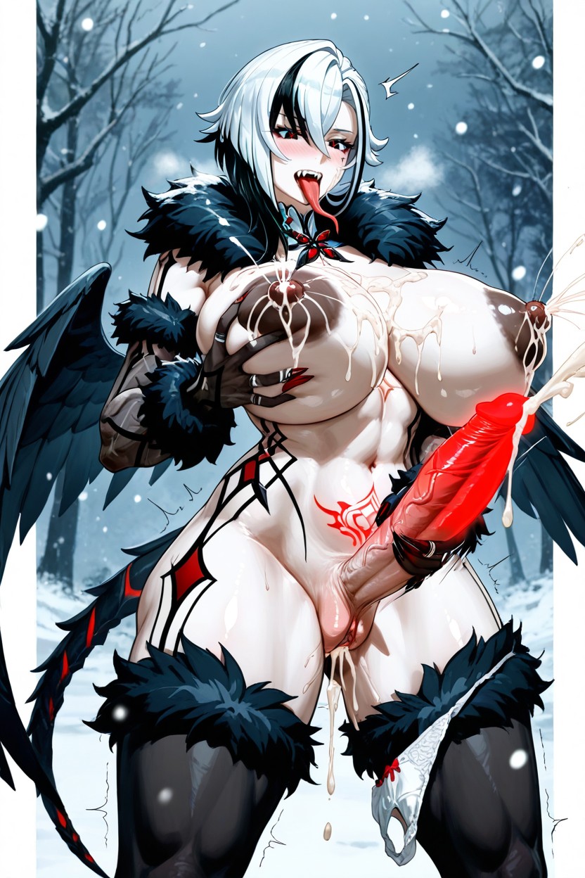 There Are Dark Eggs Around, Long Tail, Red Collar Restraint Hentai AI Porn