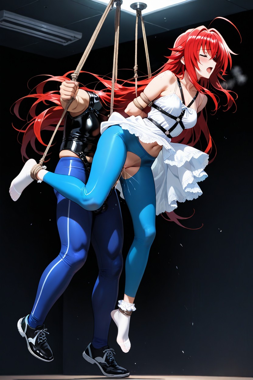 Suspended, Full Body, Man Fucking Woman In The Pussy AI Porn