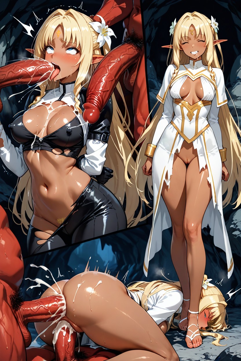 Soft Realism, Dynamic Poses, Masterfully Spherical And Bouncing Breast Hentai AI Porn