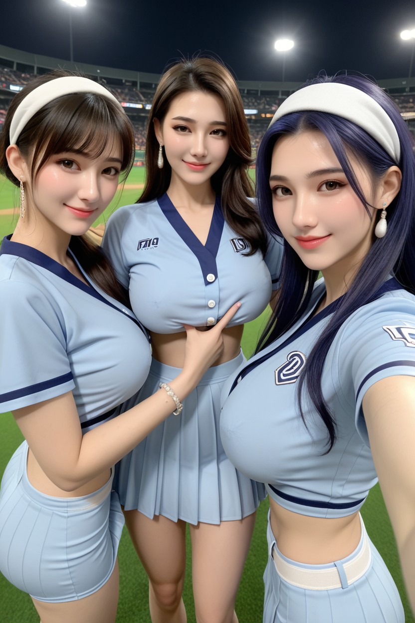 Uhd, Wide White Headband, Pink Hair AI國產黃片
