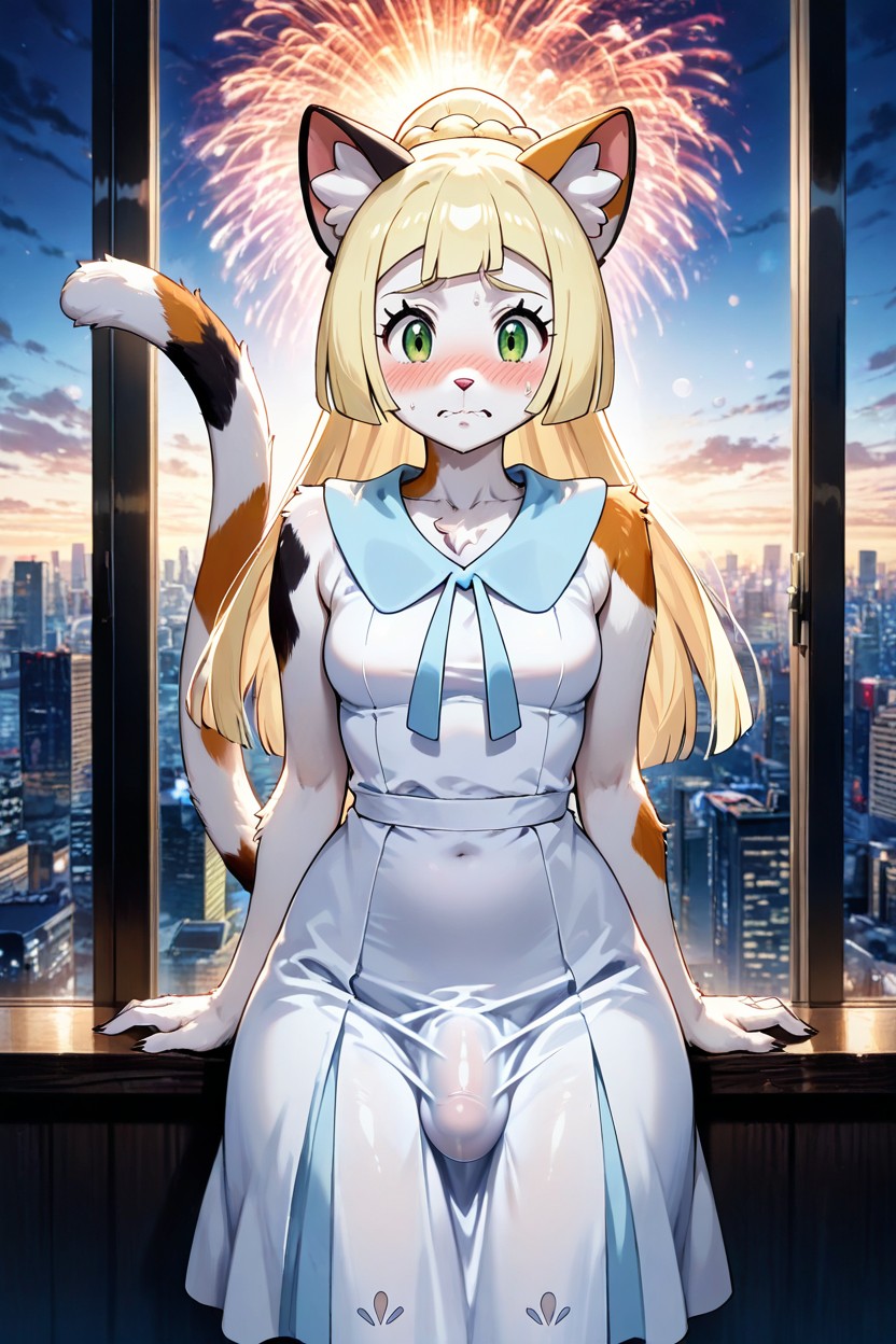 Fluffy, City Background, Rapidly Transforming AI Porn