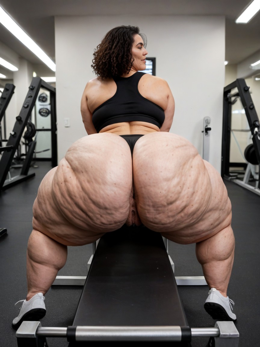 Black Hair, Extremely Varicose Ass, Ass With Veins AI Porn