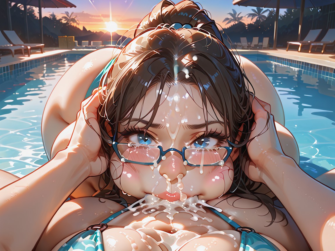 Wringing, Futanari, Long Nails AI Porn