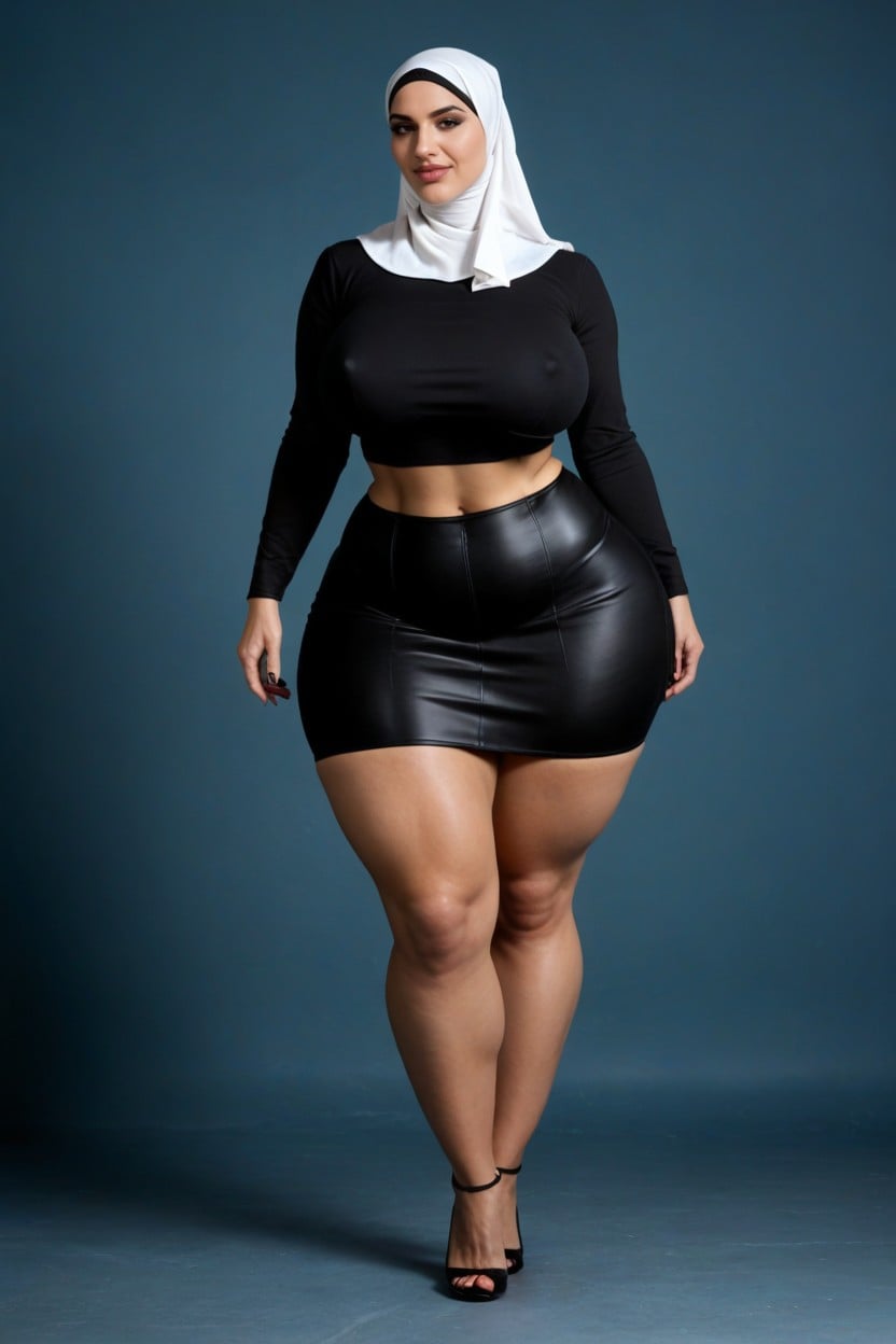 Exposed Navel, Exposed Thighs, Visible Inner Thigh AI Porn