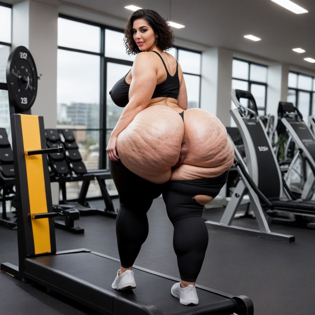Full Body, Ass With Varicose Veins, Cellulite On The Ass AI Porn