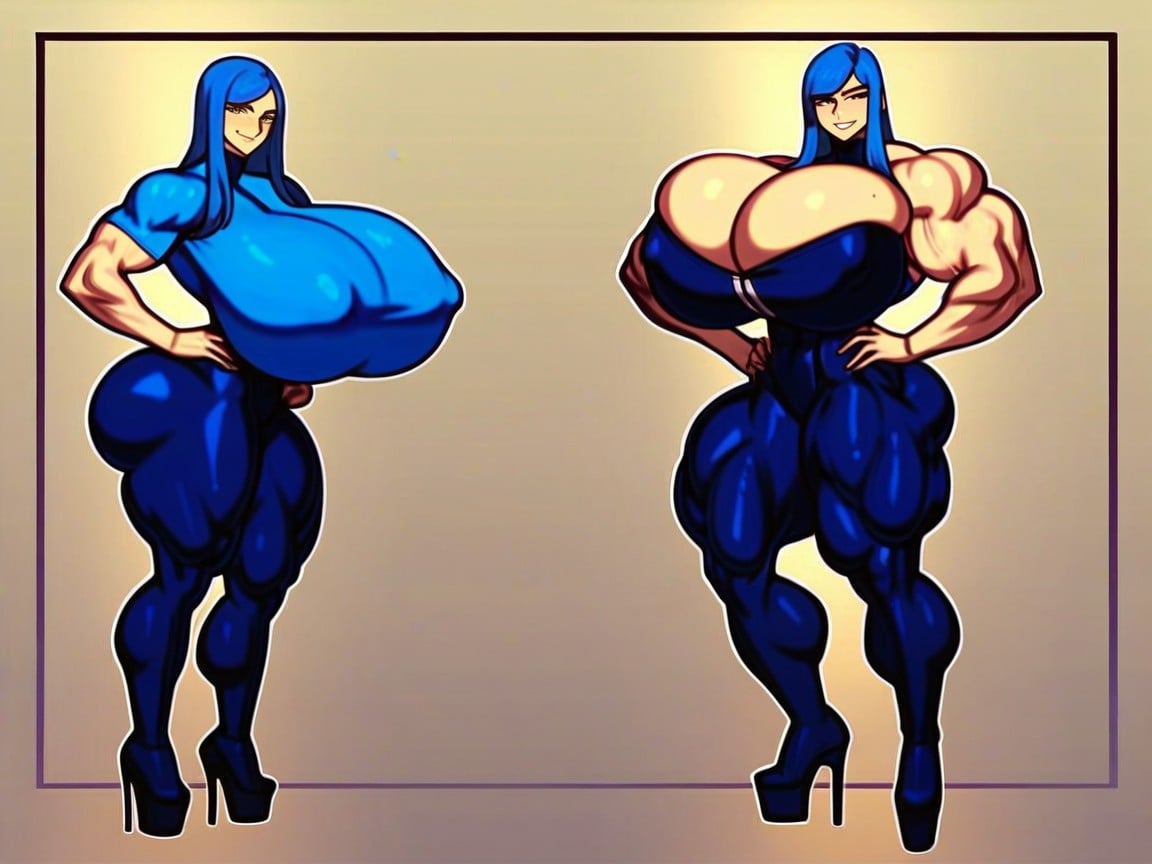 Ass Bigger Than Torso, High Heel Boots, Classroom AI Porn