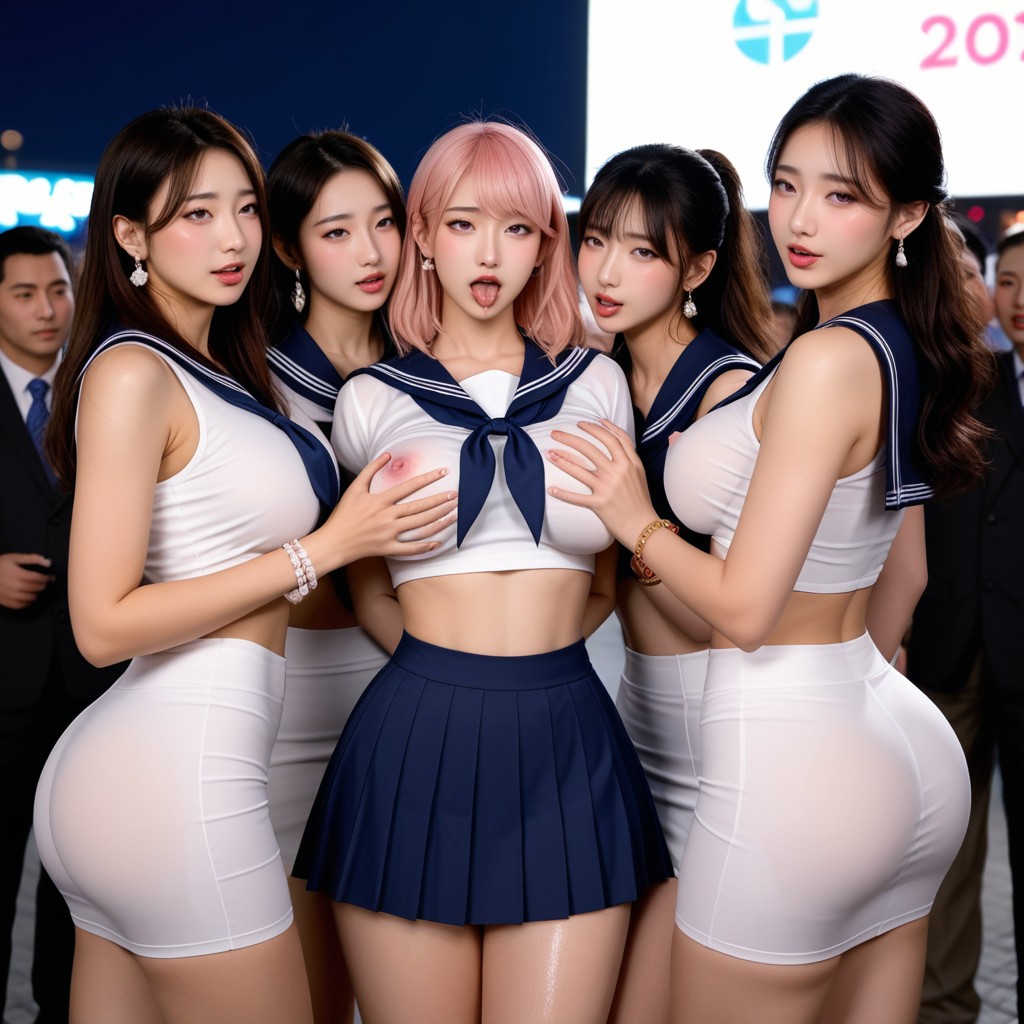 People Watching, Open Mouth, Ahegao AI國產黃片