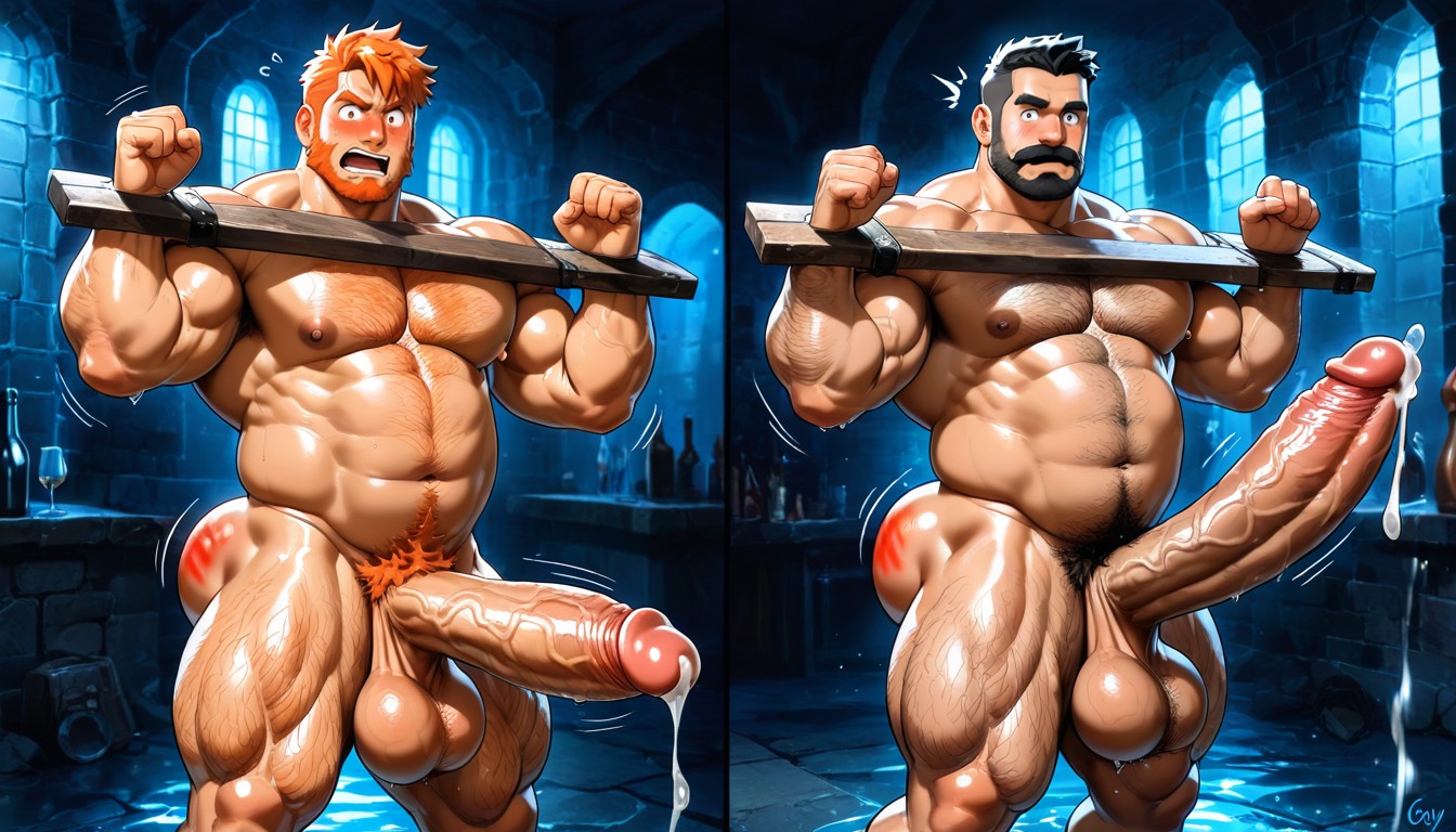Brutally Fucked By Bbc, Shocked, Hairy AI Gay Porn