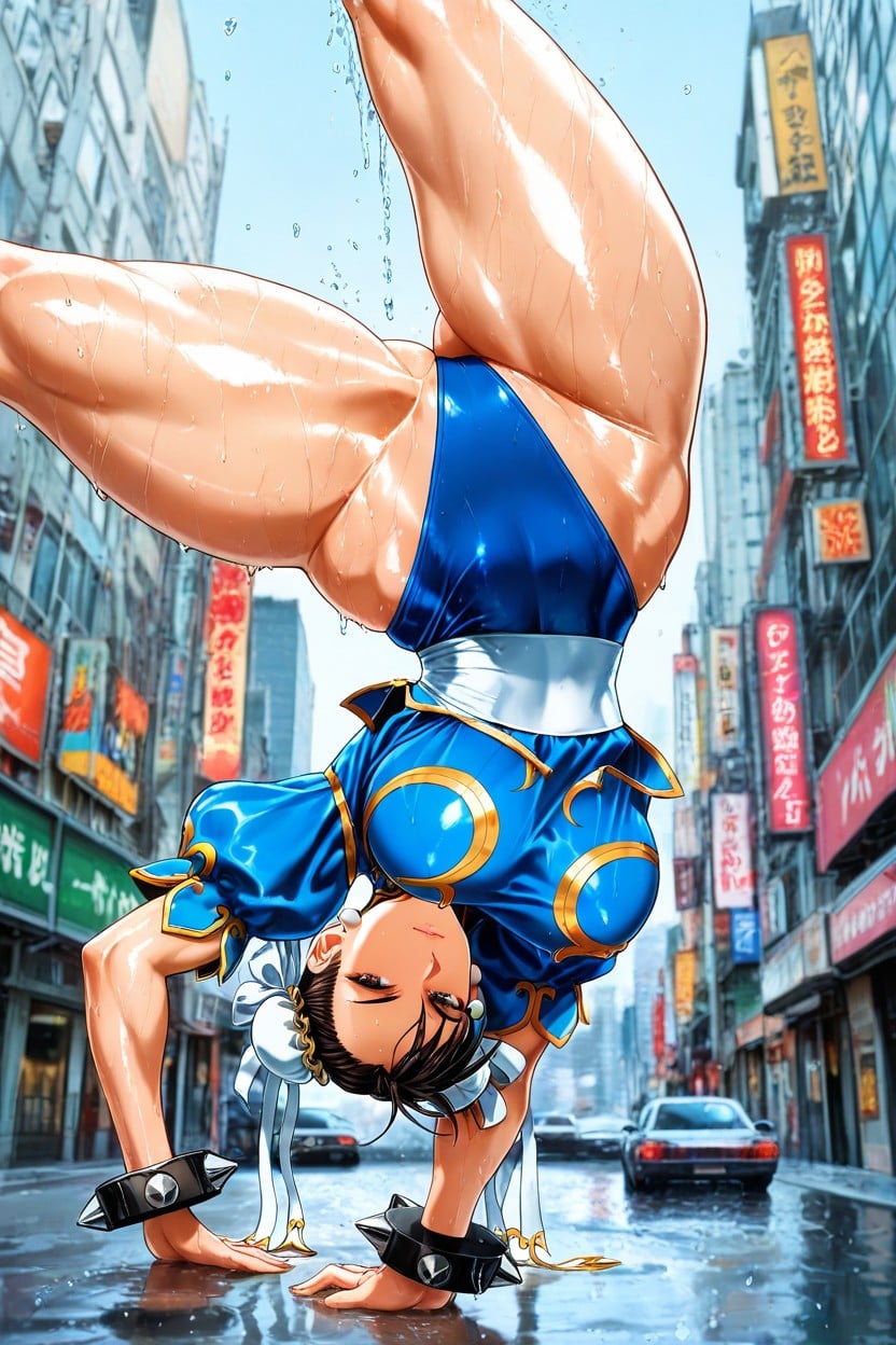 Solo, Woman, Blonde Hentai IA