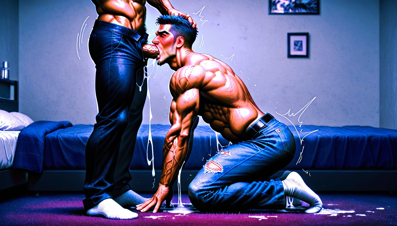 Body, Disgusted, Hair Pulled AI Gay Porn