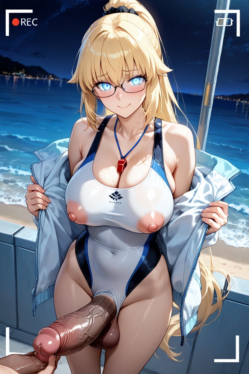 Giving It A Sleek Athletic Look Over The Swimsuit, 25+, Form-fitting And High- Hentai AI Porn