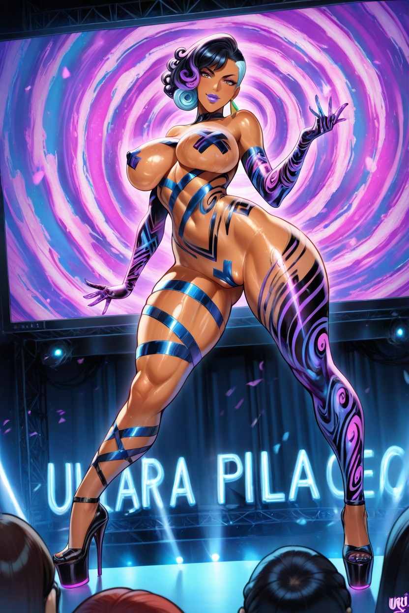 Patterned Torso, Fashion Show, Patterned Arm AI Porn