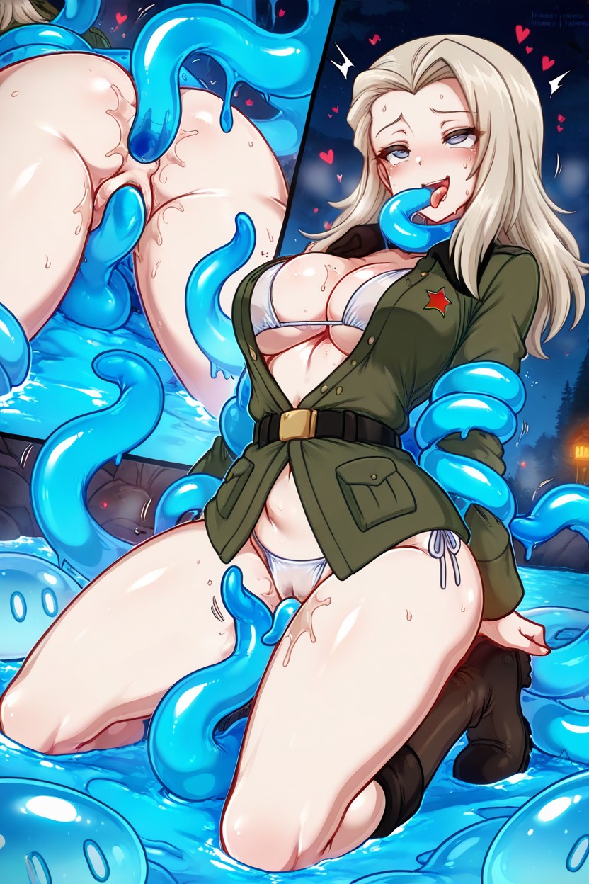 25+, Skinny, Above The Water Hentai AI Porn