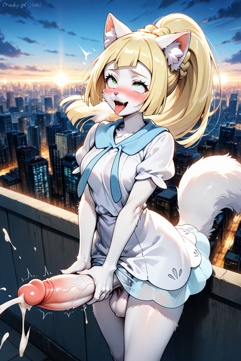 Fluffy Fur, Fluffy, Penile Masturbation AI Porn