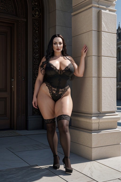 Feet Firmly Planted On Stone Flooring, Historically Accurate Proportions, Ultra-detailed AI Porn